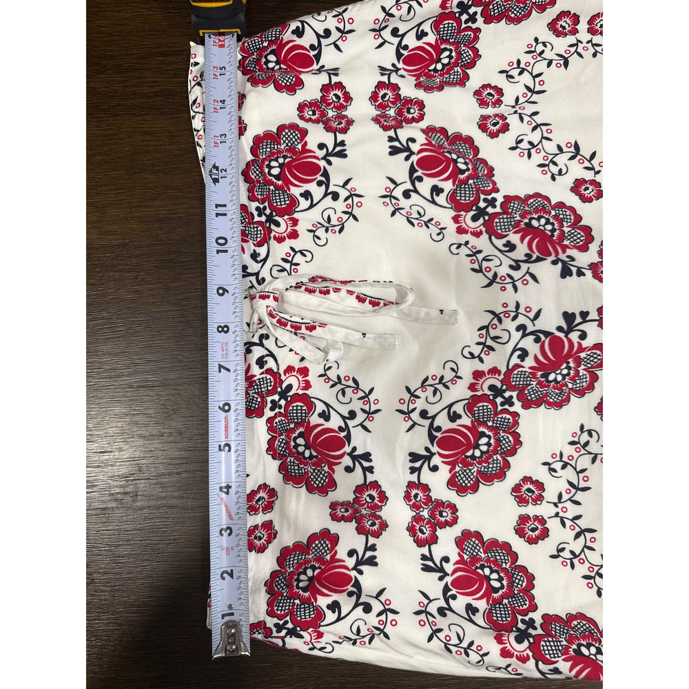 ANN TAYLOR Womens Floral Skirt White Red Blue - Picture 2 of 5